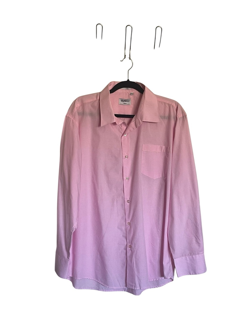Gianfranco Ferre Light Pink Men's Dress Shirt - Long Sleeve